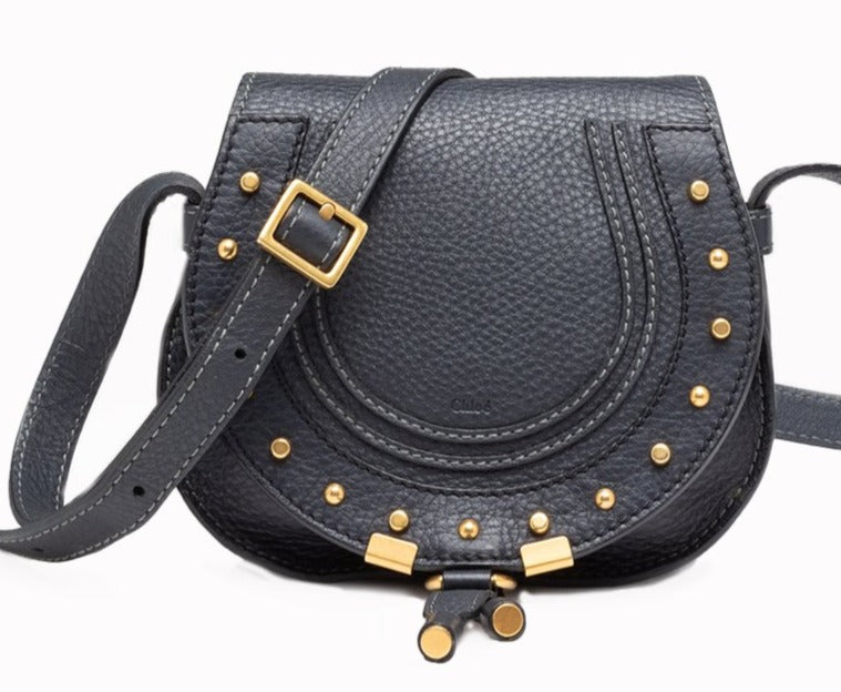 Chloé  Mini Marcie Leather Saddle Bag – Baggio Consignment