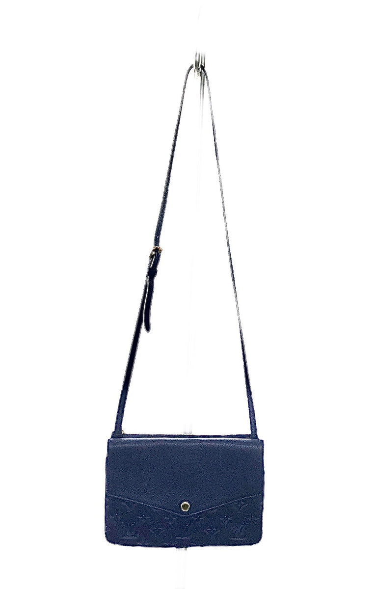 Louis Vuitton Monogram Empreinte Twice Bag - Blue Crossbody Bags, Handbags  - LOU405633
