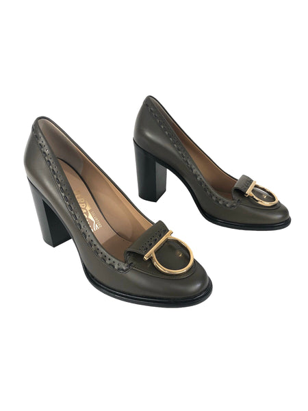 Olive Gancio Pumps | Size 9B