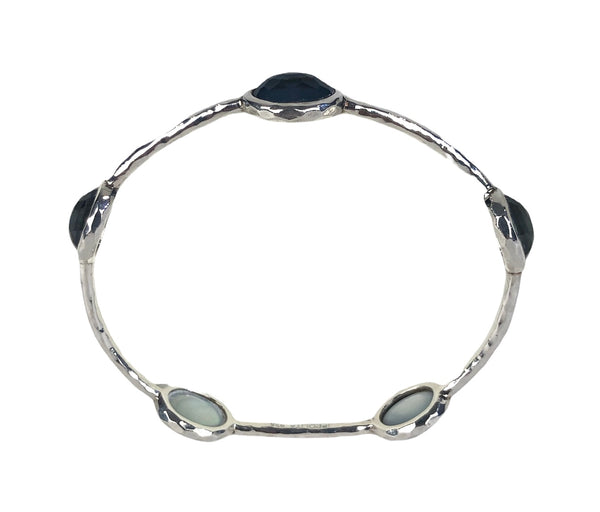 Wonderland 5-Station Bangle Bracelet | Size (2) 7.75 Inches