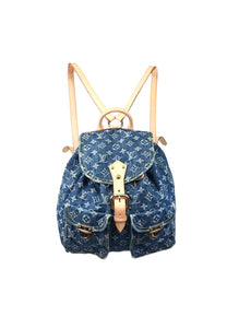 Sac A Dos GM Monogram Denim Backpack