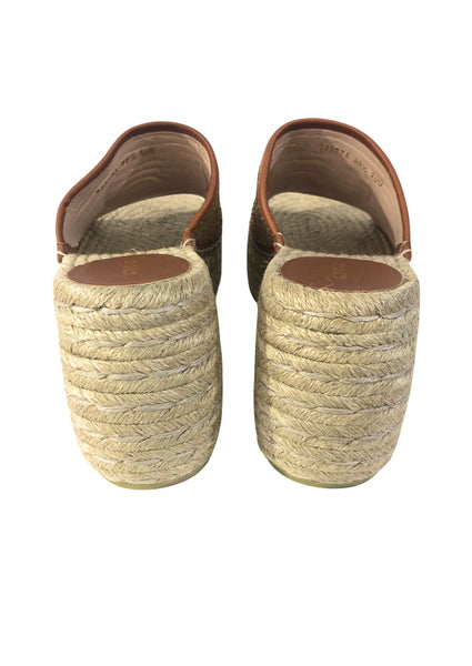 Adela Raffia Wedge Espadrilles Wedge Sandal | Size 7.5