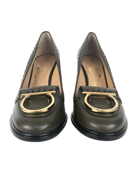 Olive Gancio Pumps | Size 9B