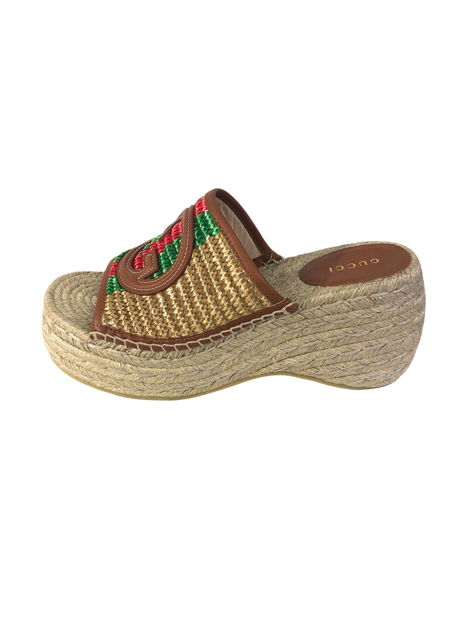 Adela Raffia Wedge Espadrilles Wedge Sandal | Size 7.5