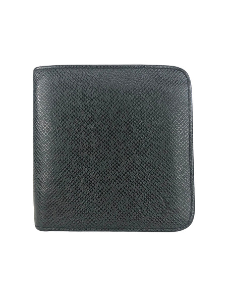Taiga Leather Zip Around Bifold Men's Wallet