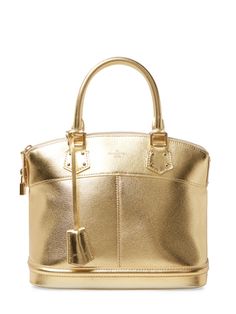 Louis Vuitton Gold Suhali Leather Lockit MM Bag Louis Vuitton