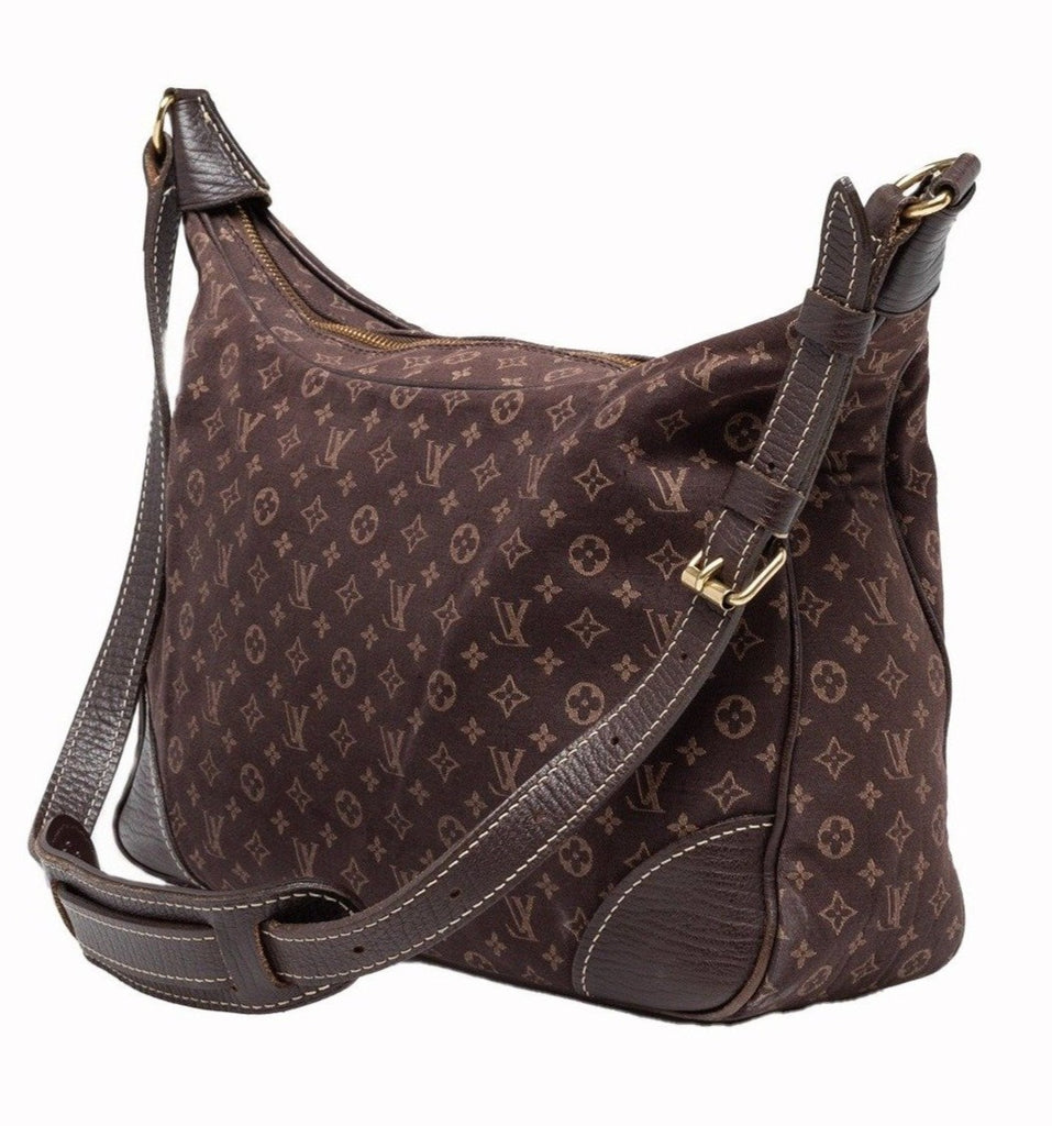 Louis Vuitton Brown Monogram Mini Lin Canvas and Leather Buckle