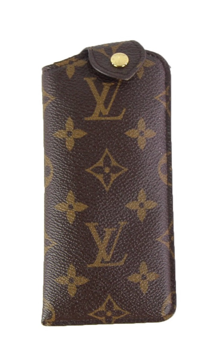 Louis Vuitton Monogram Etui Lunettes Glasses Case - Brown Travel