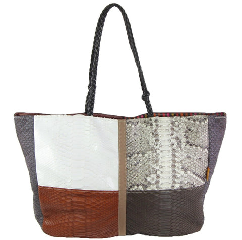 Python color block Weekender / Tote