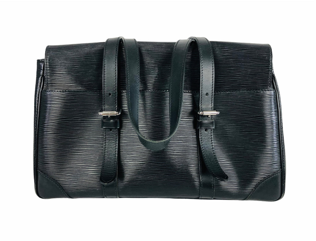 Black Epi Leather Segur MM Bag – Baggio Consignment