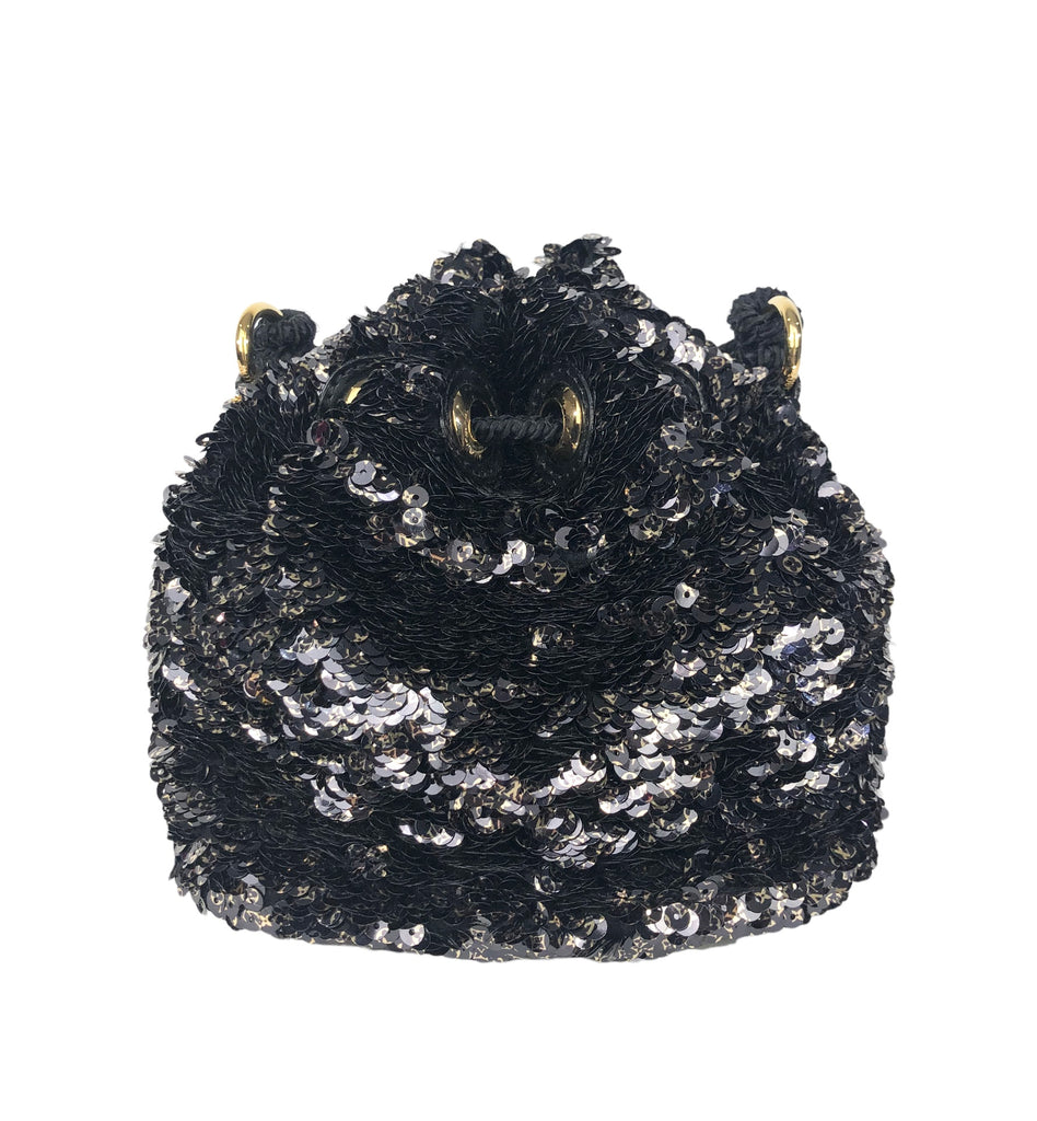 Louis Vuitton Sequin Mini Noe Rococo Bag Black ref.659129 - Joli
