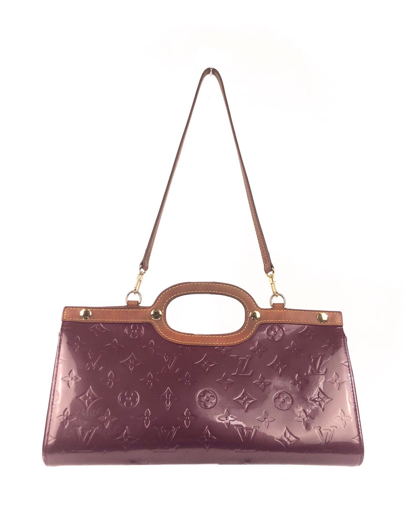 Louis Vuitton Purple Vernis Roxbury Drive Leather Patent leather