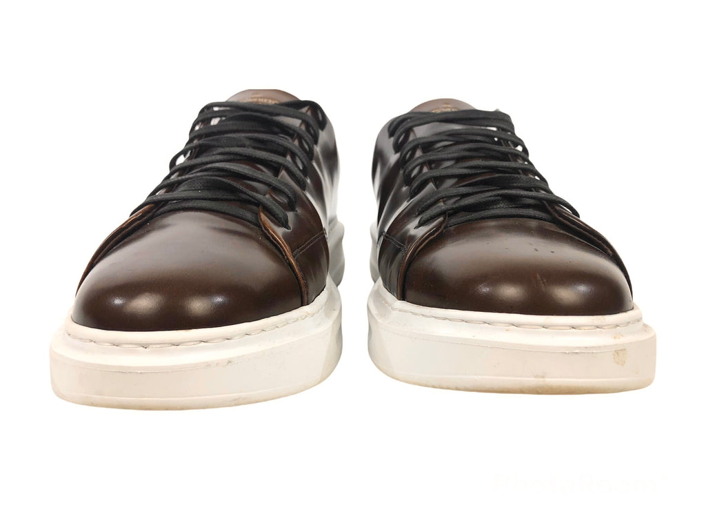 Beverly hills leather low trainers Louis Vuitton Brown size 43 EU