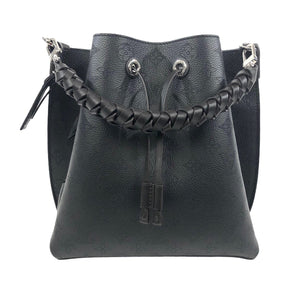 Muria Black Leather Bucket Bag, Crossbody Purse - Louis Vuitton