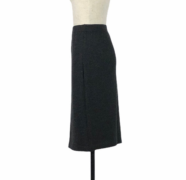 Charcoal Knit Skirt | Size 10