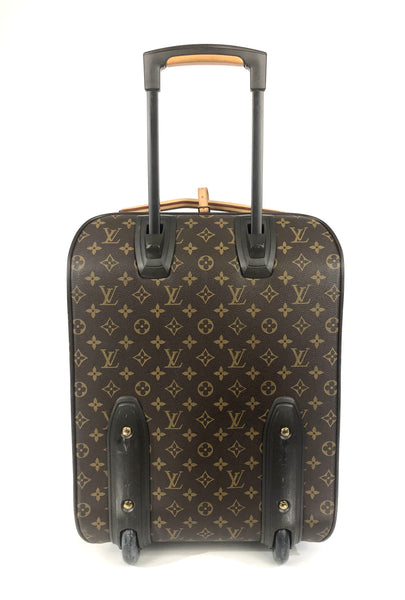 Louis Vuitton Monogram Pegas 45 Carry Case Bag M23293 Brown With Name Tag  Used