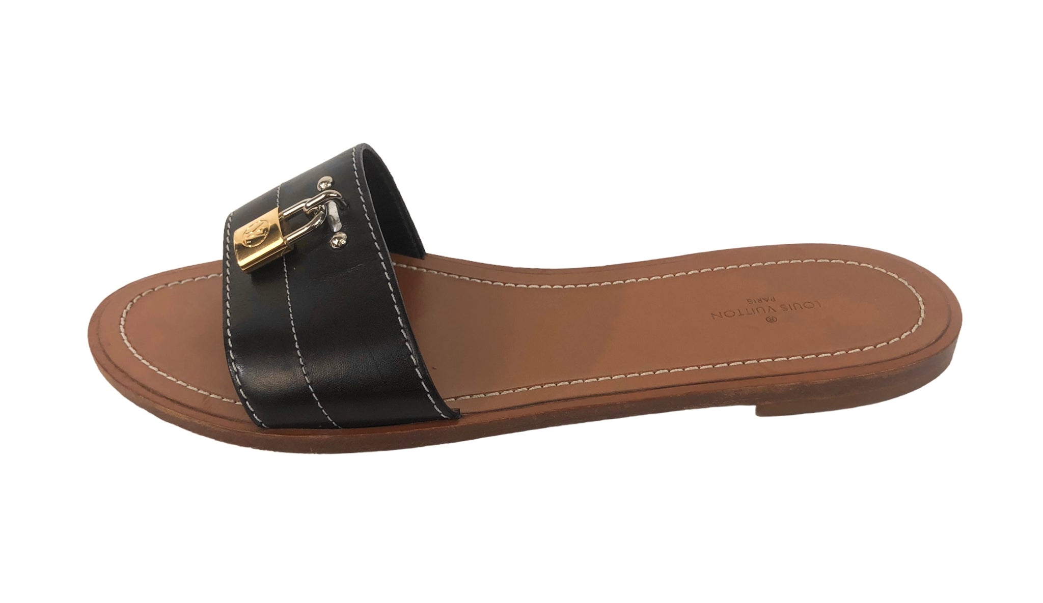 Louis Vuitton, Shoes, Lock It Mule Sandals